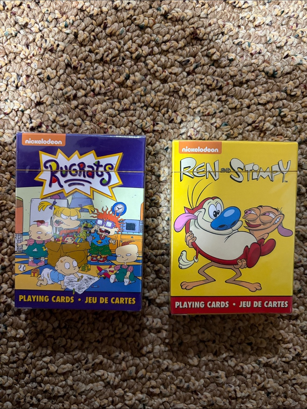 Nickelodeon Playing Card Decks - Rugrats and Ren and Stimpy